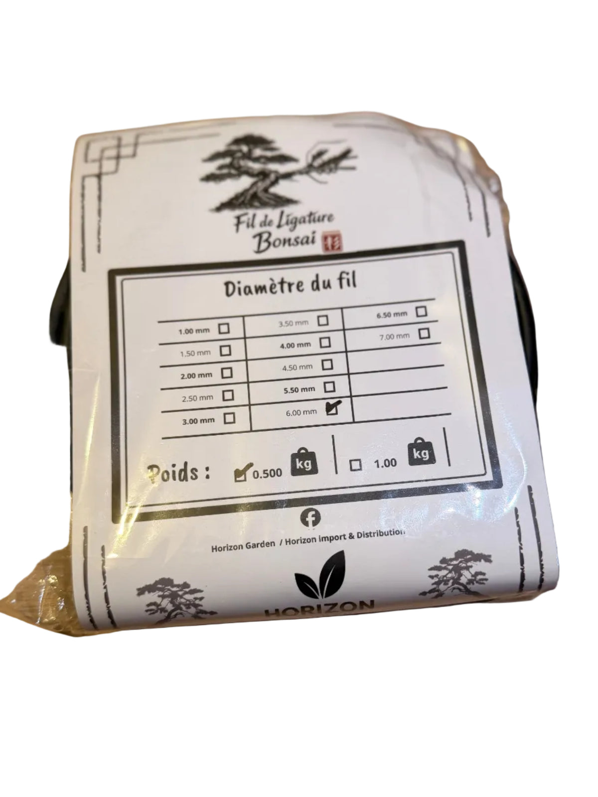 Fil à ligaturer aluminium 6.00 mm 500 Grammes